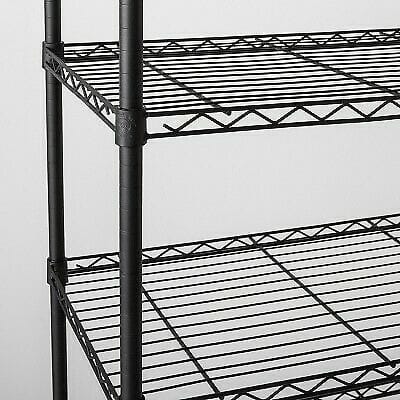 3 Tier Wide Wire Shelf - Black Home Office Garden | HOG-HomeOfficeGarden | HOG-Home.Office.Garden