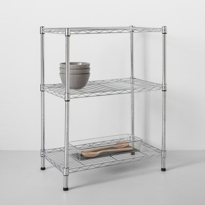 3 Tier Wide Wire Shelf Home Office Garden | HOG-HomeOfficeGarden | HOG-Home.Office.Garden