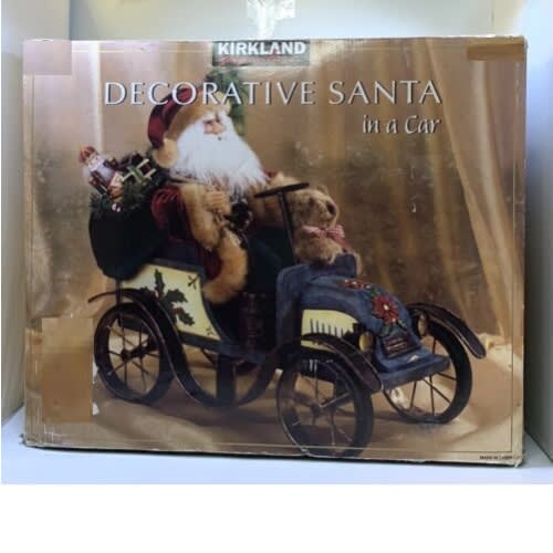 Kirkland Signature Santa Clause In A Christmas Car Decoration HOG-Home Office Garden online marketplace