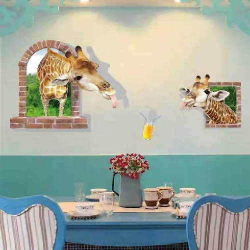 3D Colourful Art Decor Vinyl Wallpaper. @HOG - Home Office Garden Online Marketplace