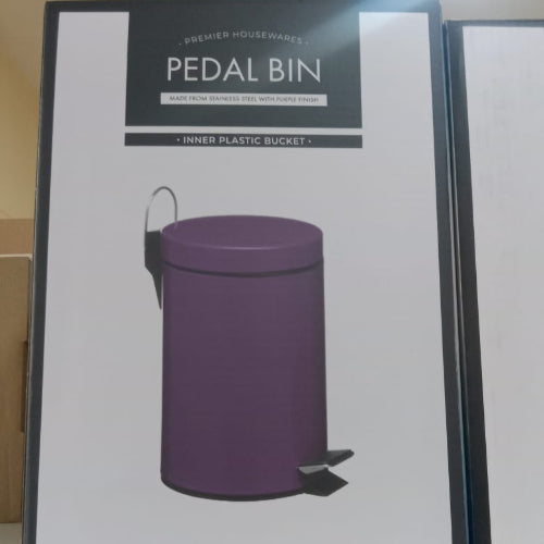 3L Pedal Bin - Purple @HOG - Home Office Garden Online Marketplace