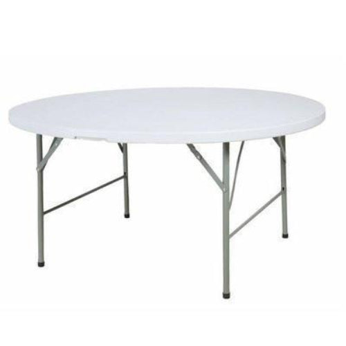 4-Feet Round Plastic Folding Table. @HOG - Home Office Garden Online Marketplace