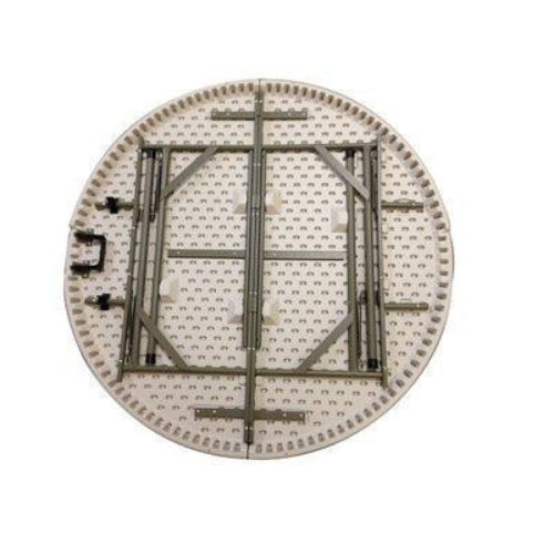 4-Feet Round Plastic Folding Table. @HOG - Home Office Garden Online Marketplace