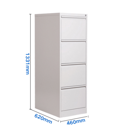4 Drawer Metal Filing Cabinet-FC-D4F Home Office Garden | HOG-HomeOfficeGarden | HOG-Home.Office.Garden