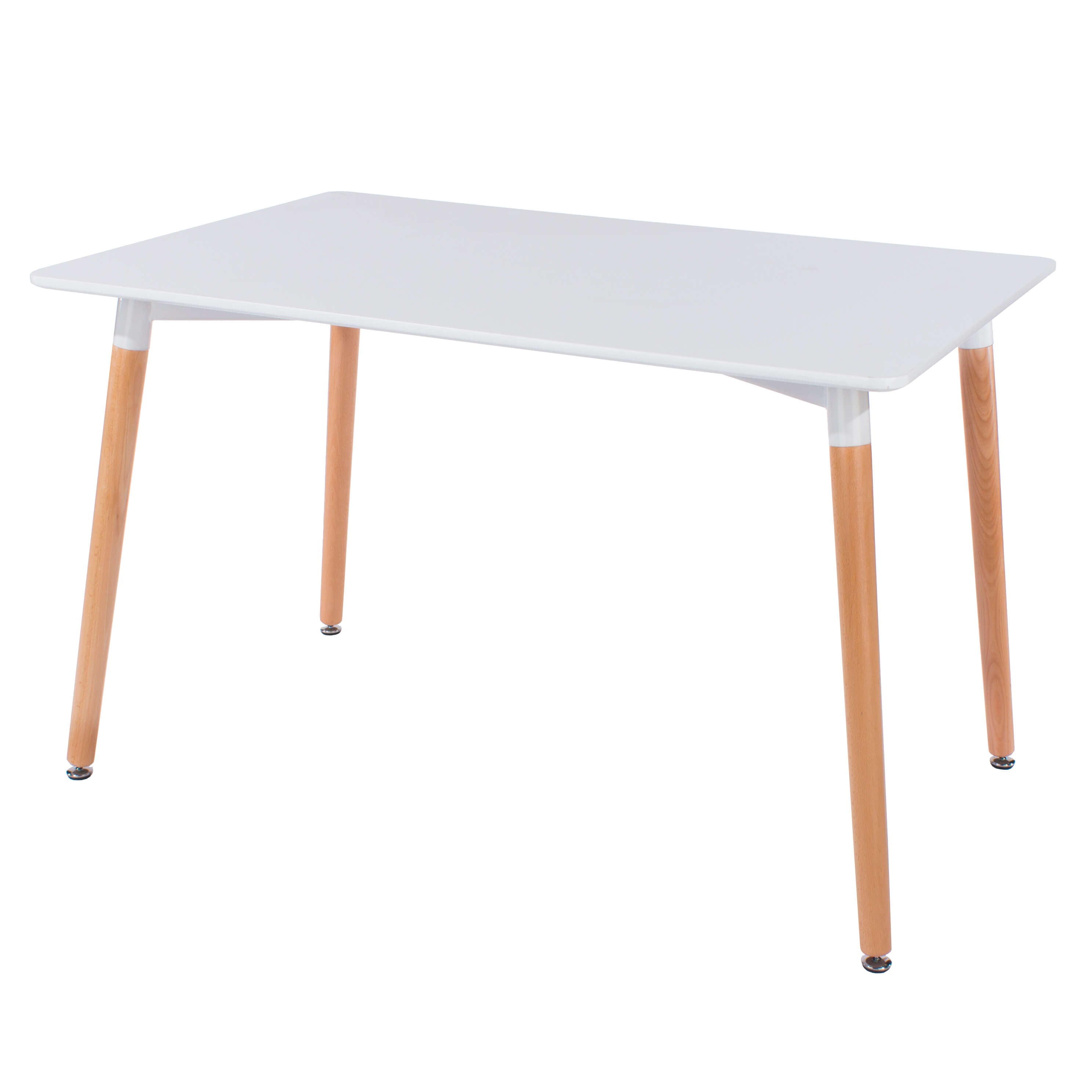 4 Seater Dining Table-White (TABLE ONLY) Home Office Garden | HOG-HomeOfficeGarden | HOG-Home.Office.Garden