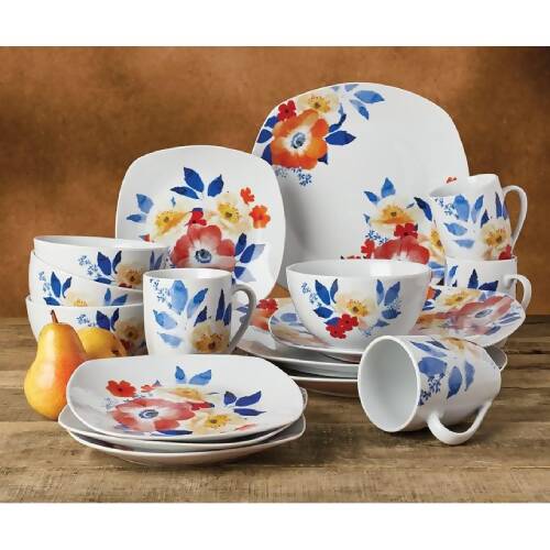 Tabletops Anemone Dinnerware Set - 16 Pieces