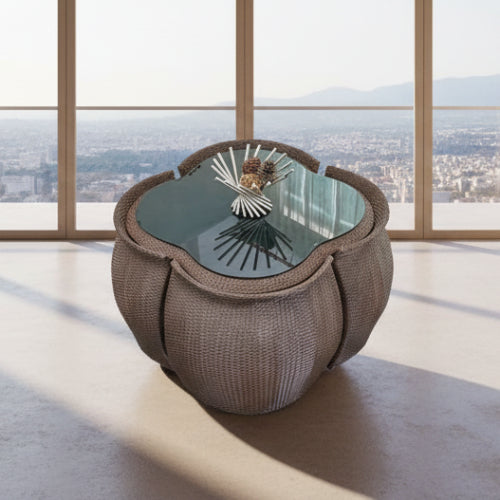 4 Seater Compact Rattan Dining Furniture Set. @HOG - Home Office Garden Online Marketplace