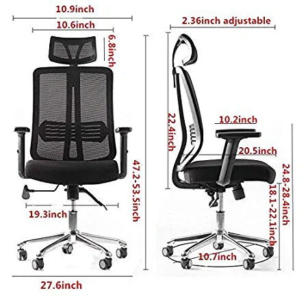 Executive Office Chair-Black HOG-Home, Office, Garden online marketplace.