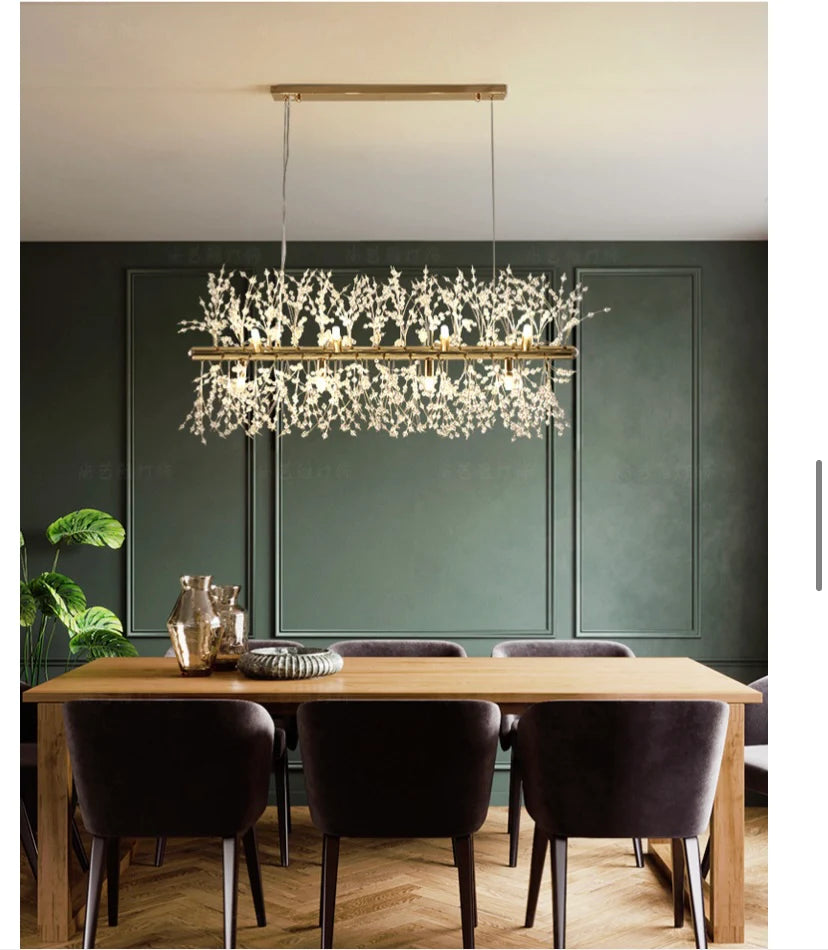 Horizontal Crystals Chandelier-| HOG-Home.Office.Garden online marketplace