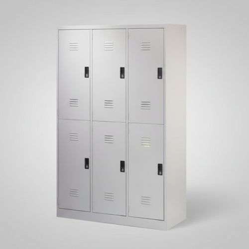 6-Door Student Metal Locker @HOG - Home Office Garden Online Marketplace