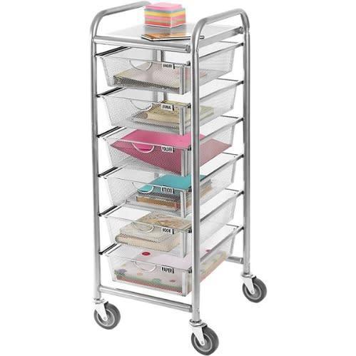 6- Drawer Rolling Organizer Home Office Garden | HOG-HomeOfficeGarden | online marketplace