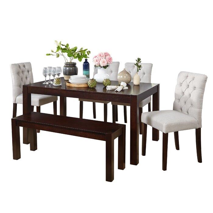 6 - Piece Laminate wood Dining Set Home Office Garden | HOG-HomeOfficeGarden | online marketplace