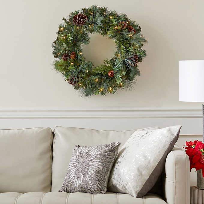 60cm Aspen Deluxe Wreath Home Office Garden | HOG-HomeOfficeGarden | online marketplace