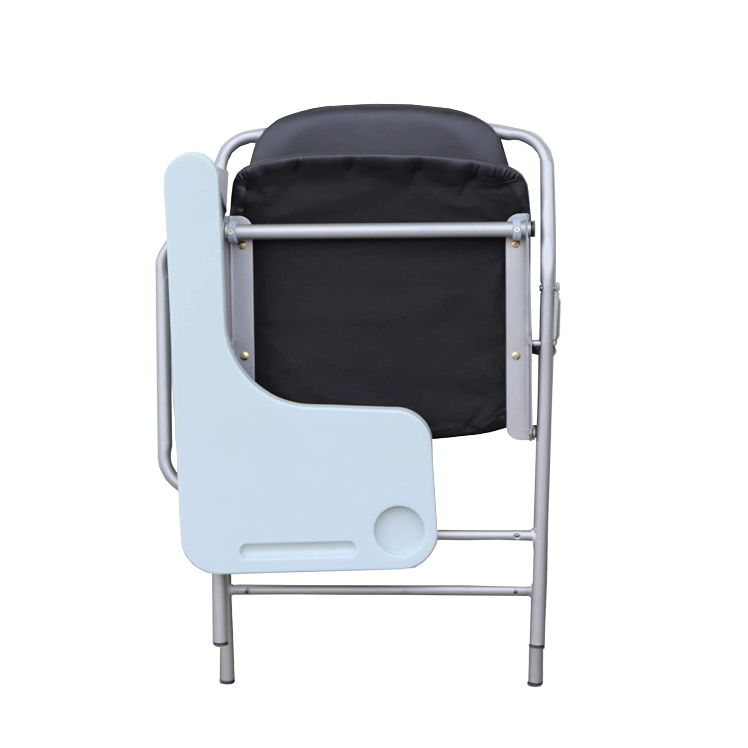 Spacecrafts Folding Study Chair with Writing pad - IMP (Alloy Steel, Black) HOG-Home Office Garden online marketplace