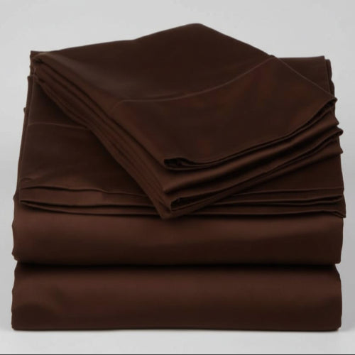 6 Set Duvet Covers with 4 Pillowcases - Dark Brown @HOG - Home Office Garden Online Marketplace