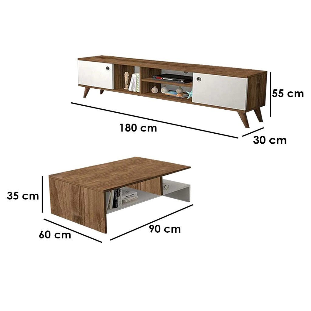 Tv Unite Brown*White Home Office Garden | HOG-HomeOfficeGarden | online marketplace