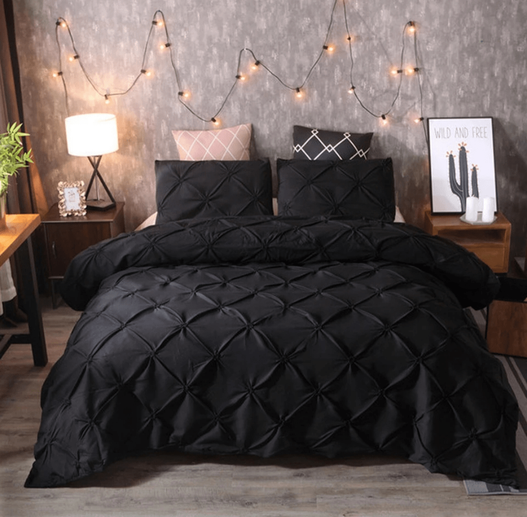 8 100% America cotton bedding set uniquely designed and do not wither or spoil with every wash-BLACK. Home Office Garden | HOG-HomeOfficeGarden | online marketplace