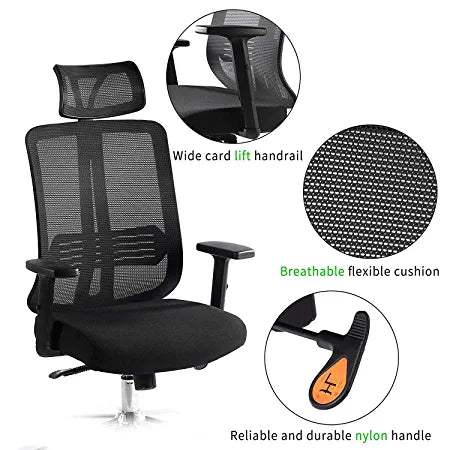 Executive Office Chair-Black HOG-Home, Office, Garden online marketplace.