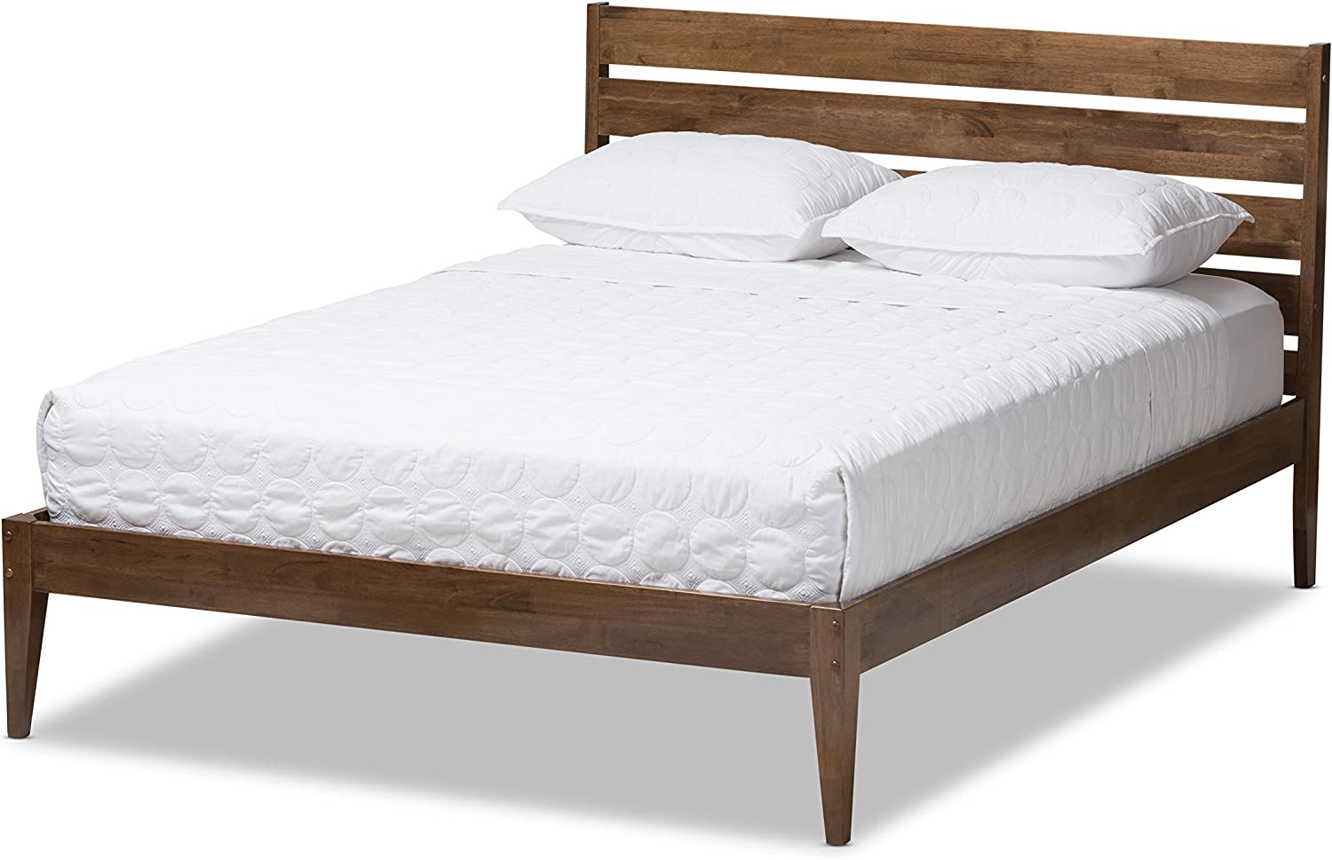 Bed frame With Wood Head Board