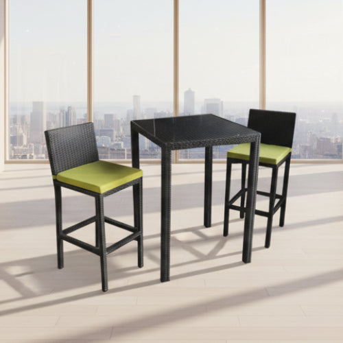 Alika Outdoor Rattan Bar Table and Chair Set. @HOG - Home Office Garden Online Marketplace