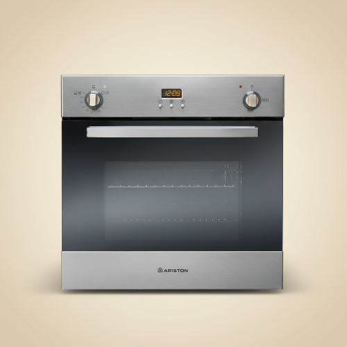 Ariston Gas Oven With Gas Grill and Fan FHYG5GGX. @HOG - Home Office Garden Online Marketplace