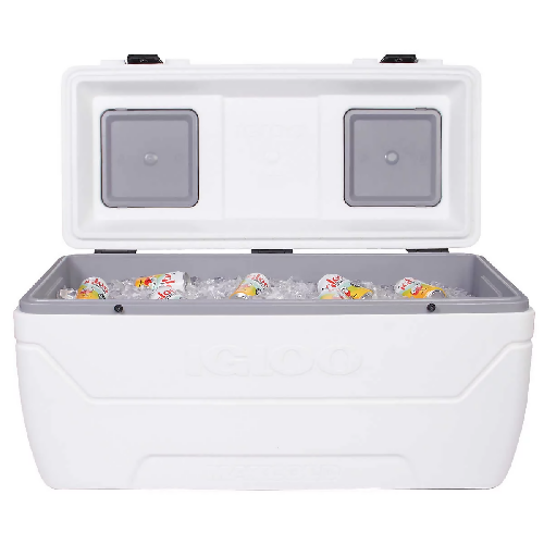 Igloo 165-quart Maxcold Chest Cooler With Butterfly Quick Access Hatch - 41.25 x 17.75 x 22.6 Inches
