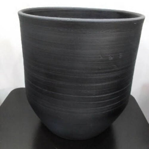 Black Pottery Pot @HOG - Home Office Garden Online Marketplace