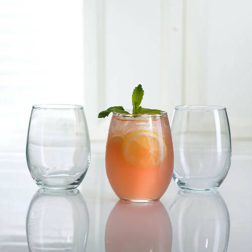 Luminarc Cachet 50cl Stemless Wine Glass - Set Of 4 - Clear Home, Office, Garden online marketplace