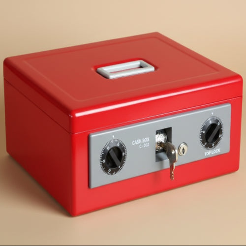 Cash Box + Key + Combination Code Home Office Garden | HOG-HomeOfficeGarden | online marketplace