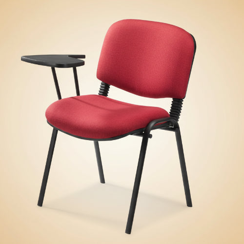 Chair with Writing Pad - Red. @HOG - Home Office Garden Online Marketplace