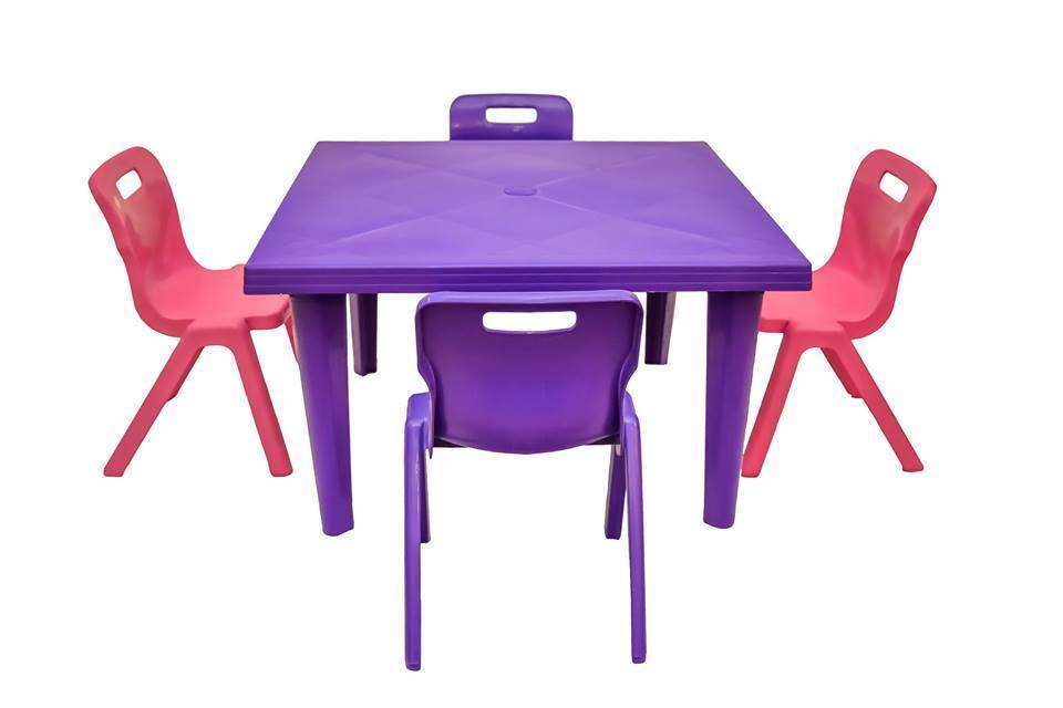 Champion Kiddies Plastic Table +4 Strong S Chairs Set. Home Office Garden | HOG-HomeOfficeGarden | online marketplace