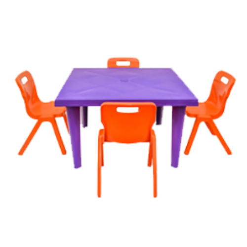 Champion Kiddies Plastic Table +4 Strong S Chairs Set Home Office Garden | HOG-HomeOfficeGarden | online marketplace