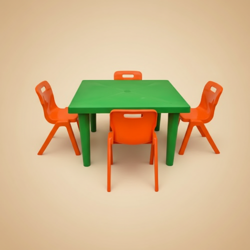 Champion Kiddies Plastic Table +4 Strong S Chairs Set Home Office Garden | HOG-HomeOfficeGarden | online marketplace