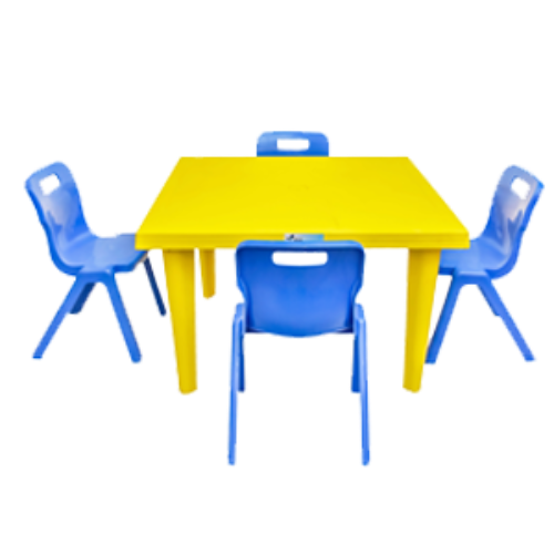 Champion Kiddies Plastic Table +4 Strong S Chairs Set Home Office Garden | HOG-HomeOfficeGarden | online marketplace