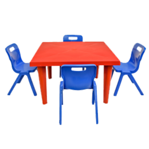 Champion Kiddies Plastic Table +4 Strong S Chairs Set Home Office Garden | HOG-HomeOfficeGarden | online marketplace