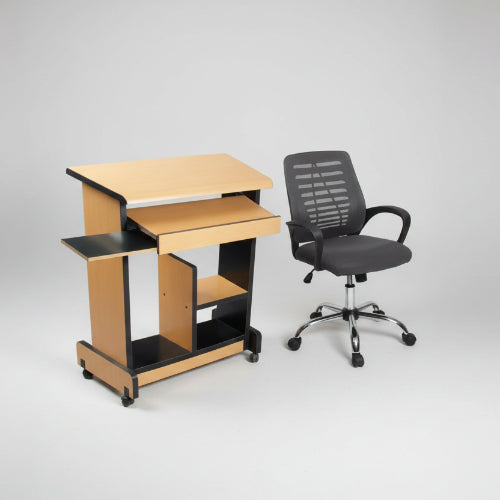 Computer Table - Brown + Victory Chair @HOG - Home Office Garden Online Marketplace