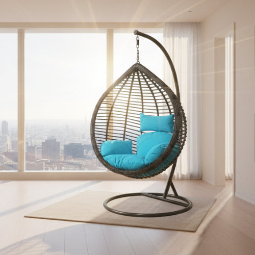 Congo Rattan Hanging Chair - 001. @HOG - Home Office Garden Online Marketplace