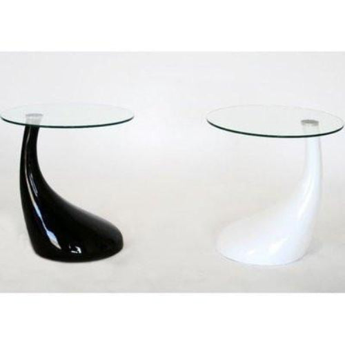 Contemporary Side Table - Black + White @HOG - Home Office Garden Online Marketplace