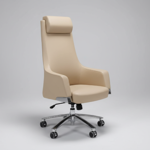 Cream Executive Leather Chair @HOG - Home Office Garden Online Marketplace