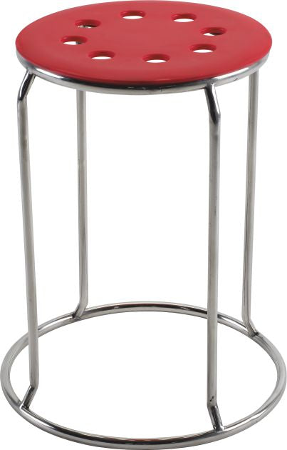 Round Chrome Fiber Top Stool | HOG-Home. Office. Garden Online marketplace