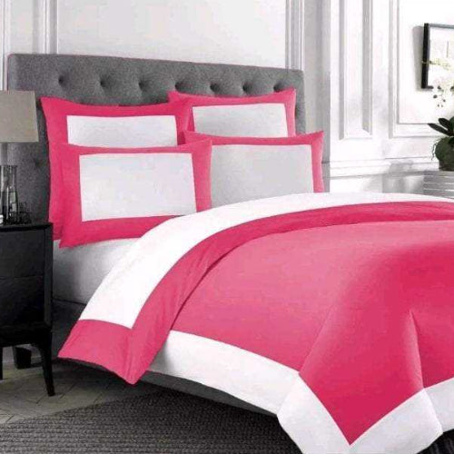 Duvet - White & Pink @HOG - Home Office Garden Online Marketplace