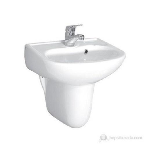 ECE K-Form Washbasin 55cm with Half Pedestal. @HOG - Home Office Garden Online Marketplace