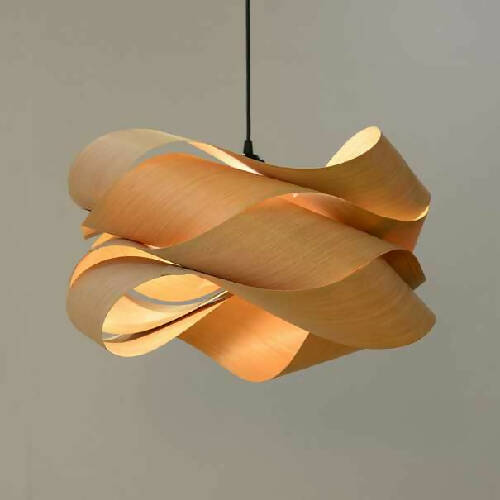 Wood Skin Drop Light