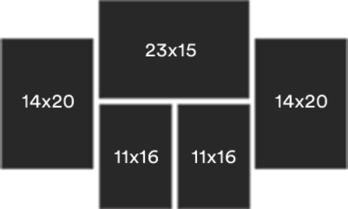 Flagstone Wall Clusters Picture Frames. @HOG - Home. Office. Garden online marketplace