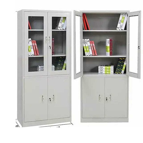 Half Glass Metal Bookshelf. @HOG - Home Office Garden Online Marketplace