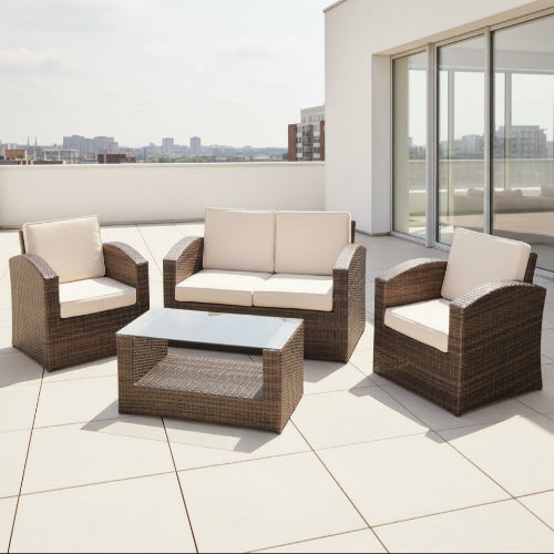 Homall 4 Pieces Outdoor Patio Rattan Chair Wicker Set. @HOG - Home Office Garden Online Marketplace