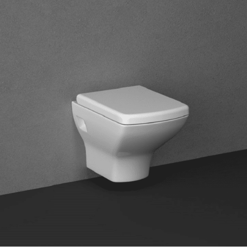 ISVEA Soluzione XI Wall-Hung Water Closet with Duraplast Soft Close Seat Cover with Fixing Kits. @HOG - Home Office Garden Online Marketplace