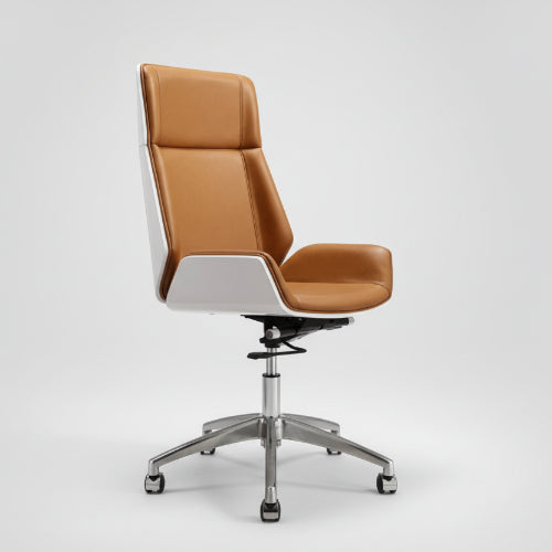 Kruze High Back Executive Swivel Wood Back Chair @HOG - Home Office Garden Online Marketplace