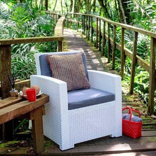 LUGANO White Lounge + Seat Cushions @HOG - Home Office Garden Online Marketplace