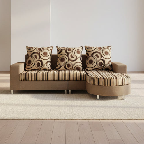 L Shape Fabric Sofa Set @HOG - Home Office Garden Online Marketplace